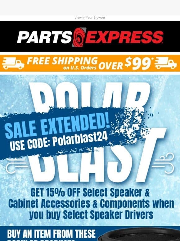 OOPS! Polar Blast Sale is not ENDING but EXTENDING!