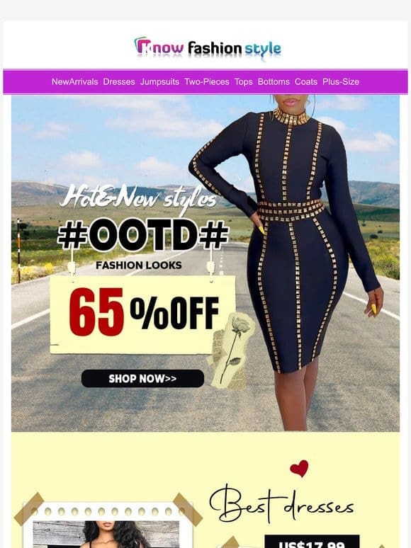 #OOTD# Pick some new styles for new week Max 65%OFF