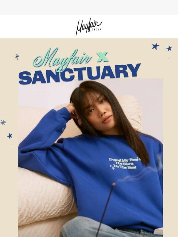 OUT NOW – Mayfair x Sanctuary Collab