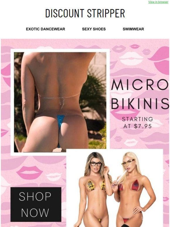 Oh La La! SEXY Micro Bikinis