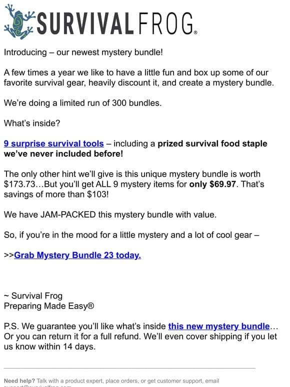 [Only 300 Available] Our Newest Mystery Bundle!