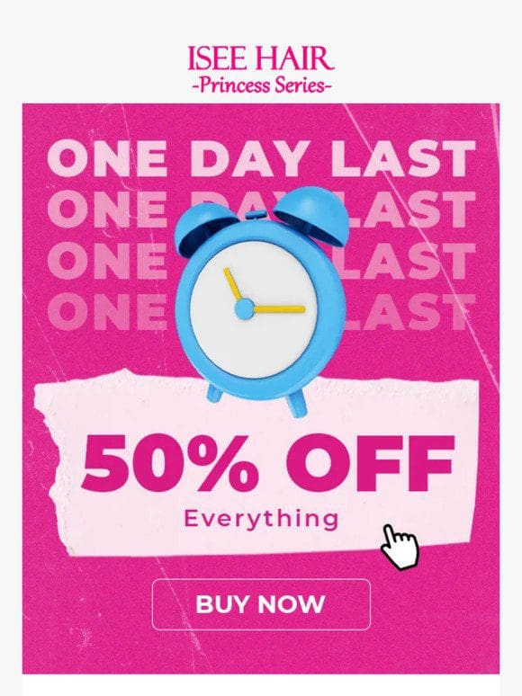 Oops， Flash Sale Ends Today
