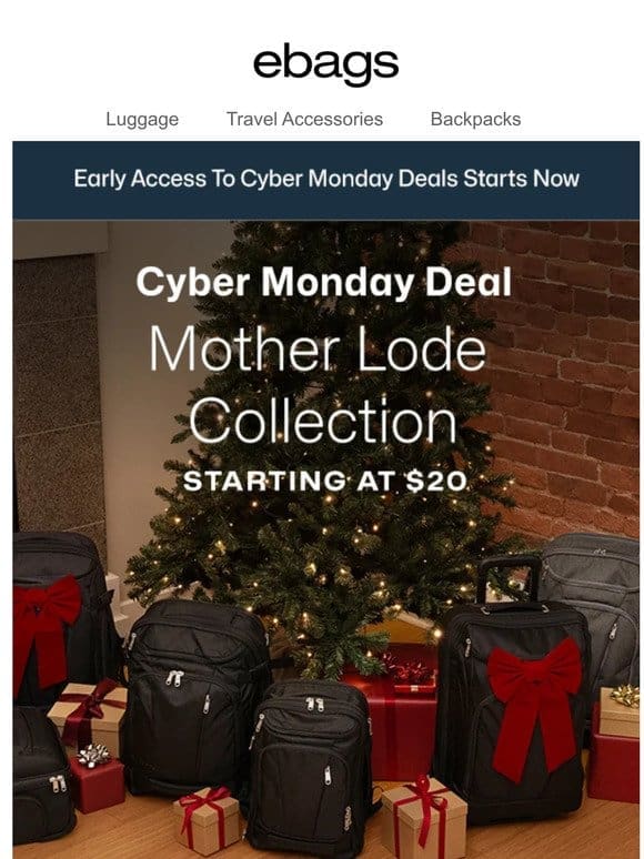 Open This Email for Exclusive Cyber Monday Savings