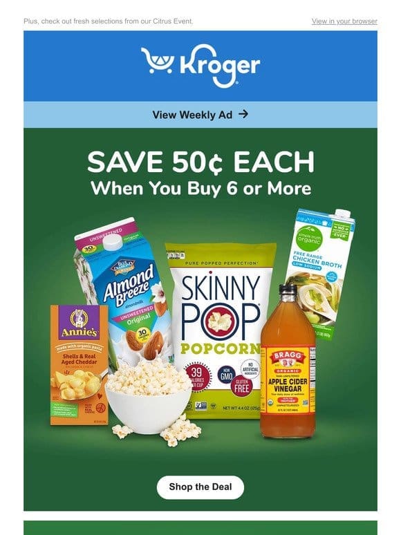 Open Up ✉️ Your Weekly Ad is Here | SAVE 50¢ Each | Unpeel Citrus Savings