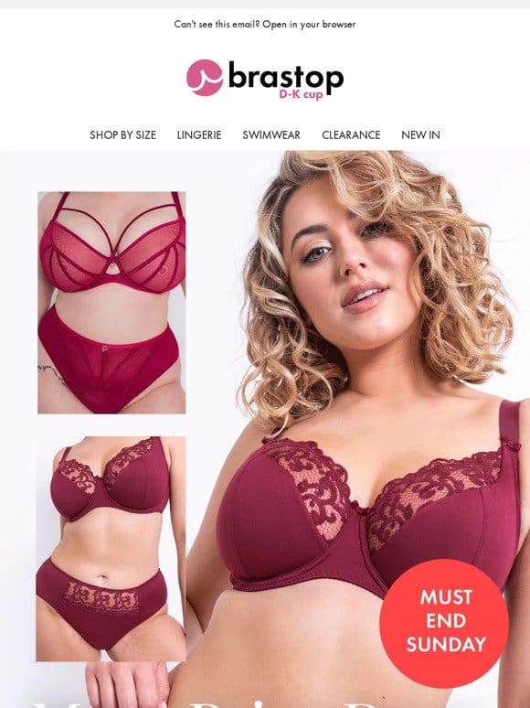 Open for MEGA PRICE DROPS!   Up to 70% off lingerie