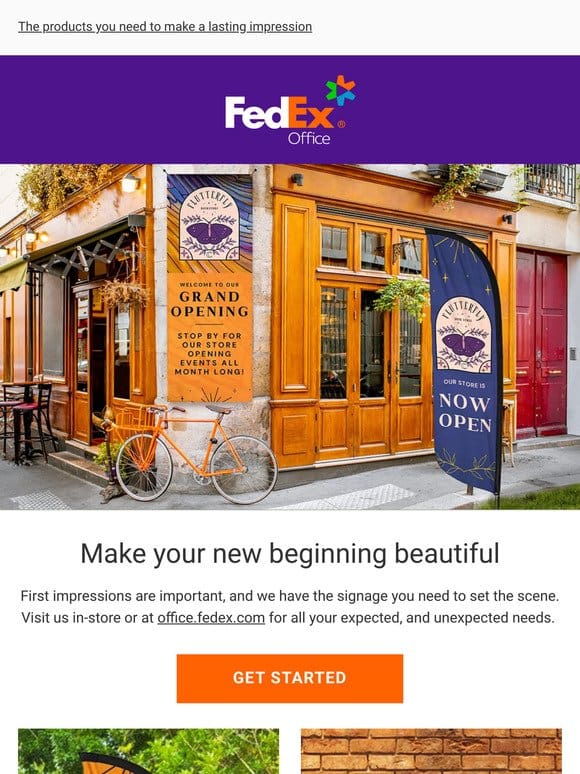 Open your business with FedEx Office