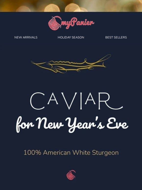 Order caviar for NYE weekend ✨
