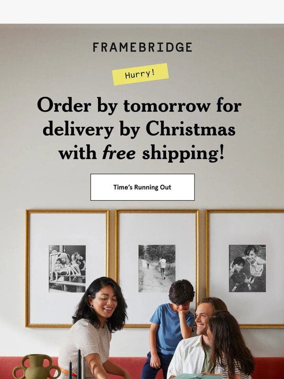 Order thoughtful， personal gifts by tomorrow