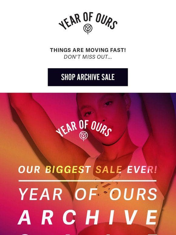Our Biggest Sale Ever is Happening Now!