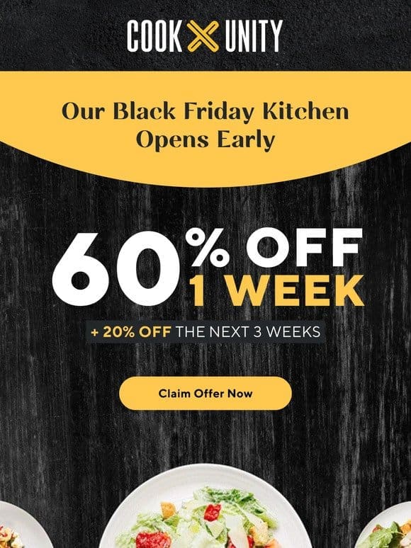 Our Black Friday Kitchen Opens Early