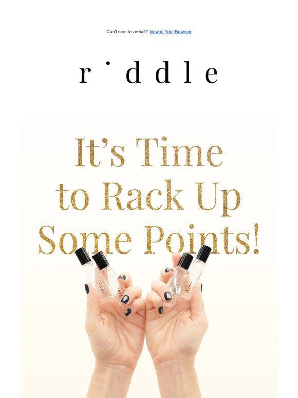 Our Double Points Event is Live