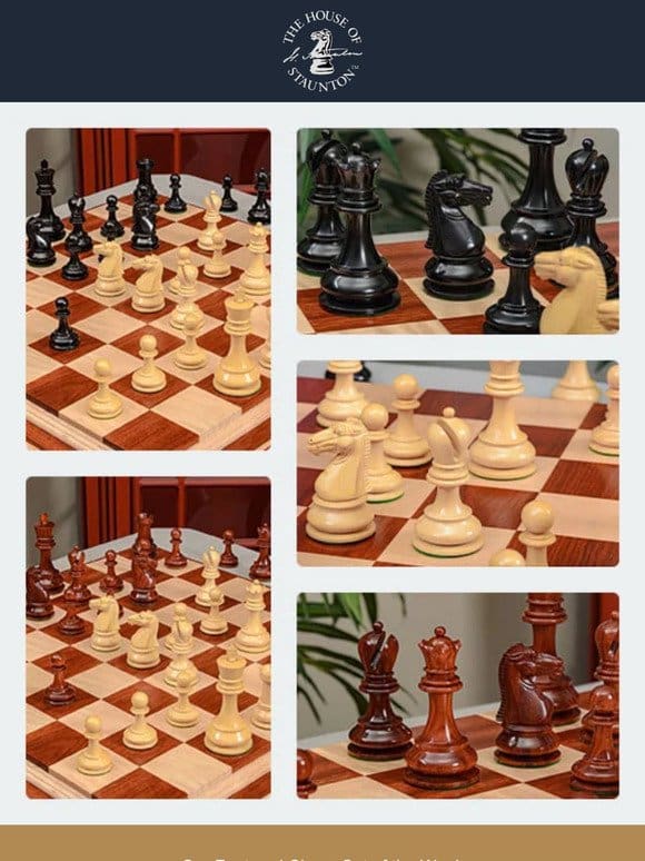 Our Featured Chess Set of the Week – The Nottingham 1936 Series Luxury Chess Pieces – 4.4″ King