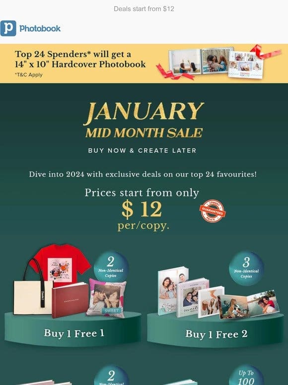 Our January Mid Month Sale is Here!