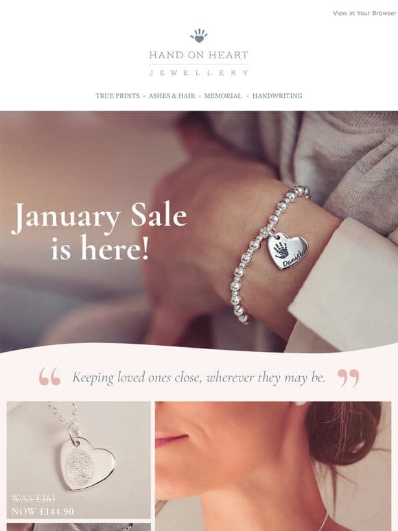 Our January Sale is here ❤️
