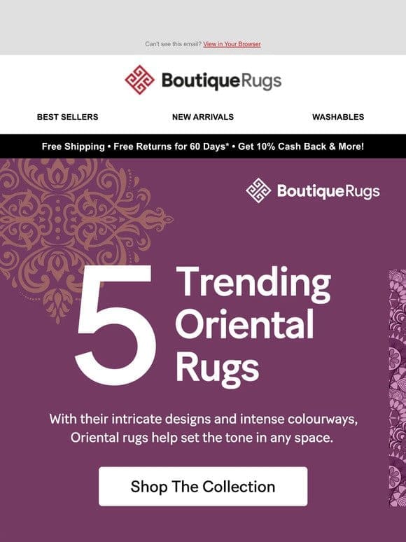 Our Top 5 Oriental Rugs