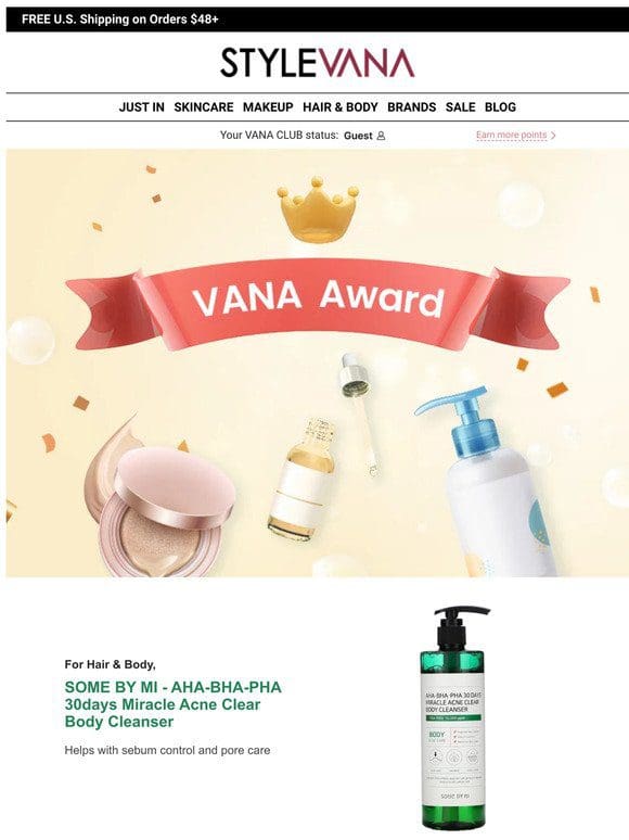 Our Year-End VANA AWARD WINNERS are here