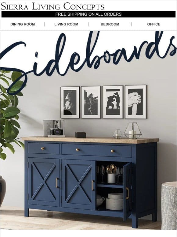 Our game-changing Sideboards are Here | Shop Now