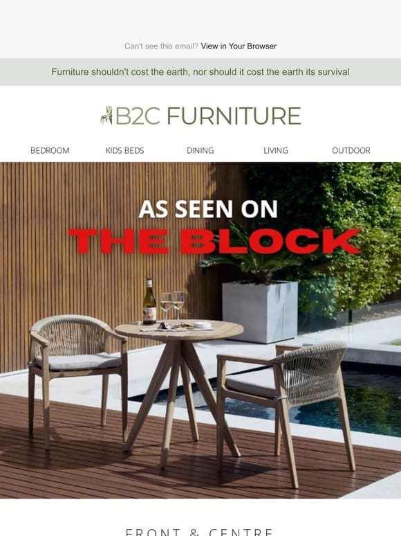Outdoor Living with The Block
