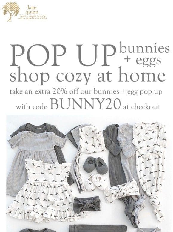 POP UP | new BUNNY + EGG collection launch!
