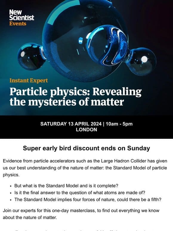 Particle Physics: Revealing the mysteries of matter