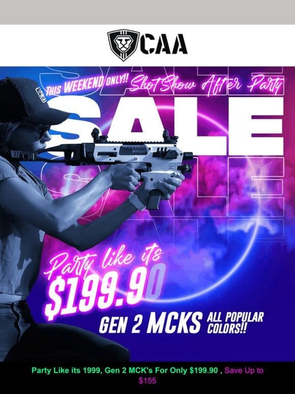 Party like its 1999 ， Gen 2 MCK’s For $199.90