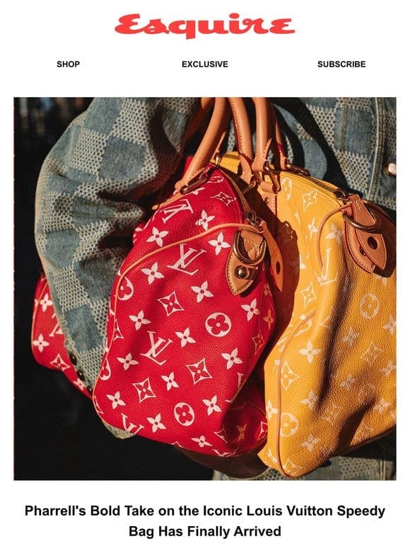 Pharrell’s Bold Take on the LV Speedy Bag Is Here