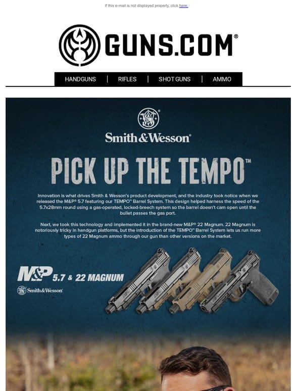 Pick Up The Tempo With Smith & Wesson