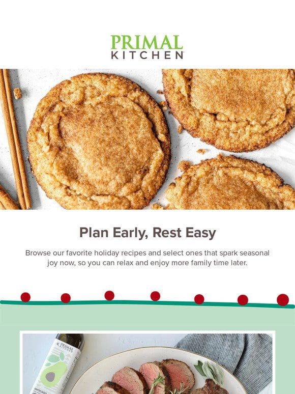 Plan your holiday menu in minutes ⏰