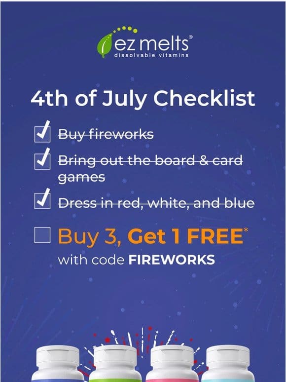 Planning for the 4th of July? ✅