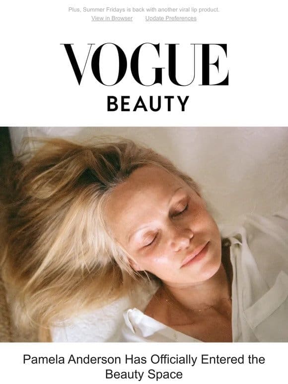 Praise Be: Pamela Anderson Has Officially Entered the Beauty Space