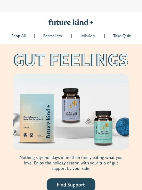Prep your gut for the holidays!