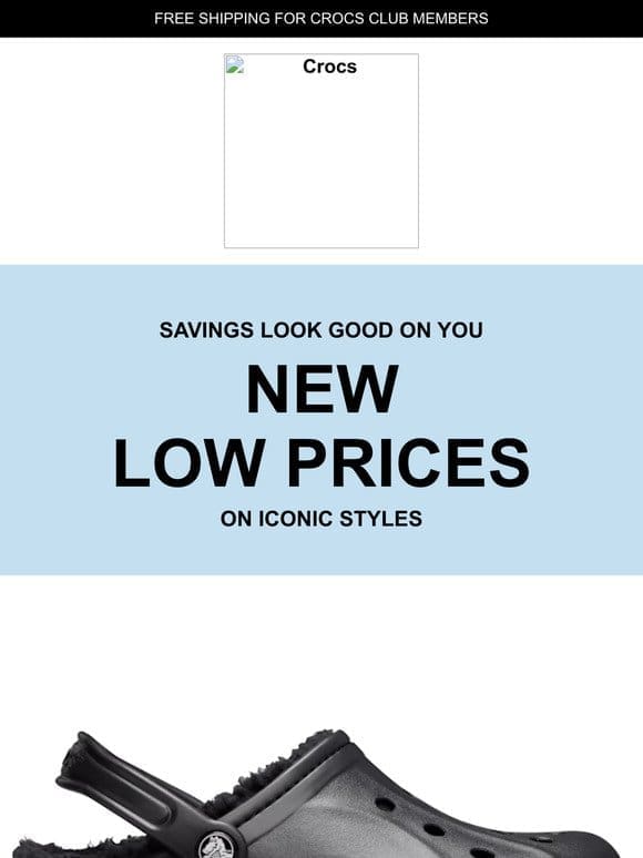 Price drop on styles you’ve been waiting for!