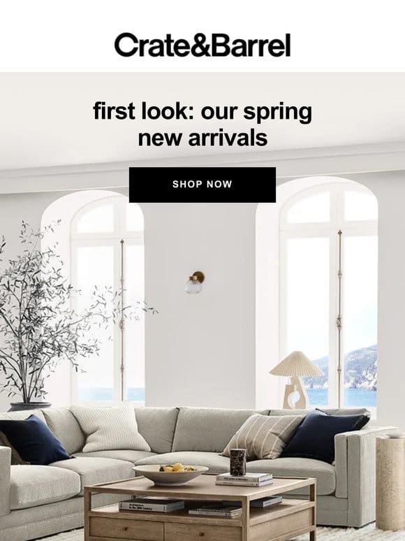 Psst—we’ve got a sneak peek at spring new arrivals →