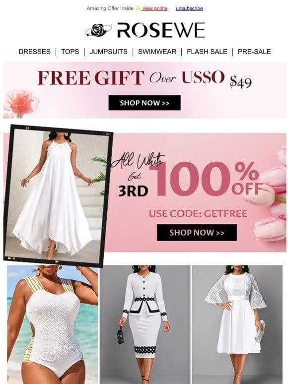 Pure Love in White: Uncover FREE Gifts for Valentine’s Day