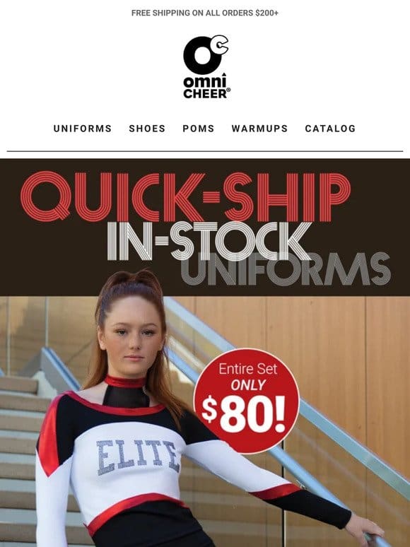 Quick Delivery on In-Stock Uniforms at Unbeatable Prices!