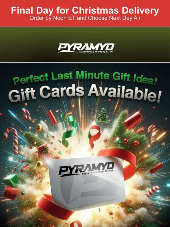 Quick Gift: Order Gift Cards Now!