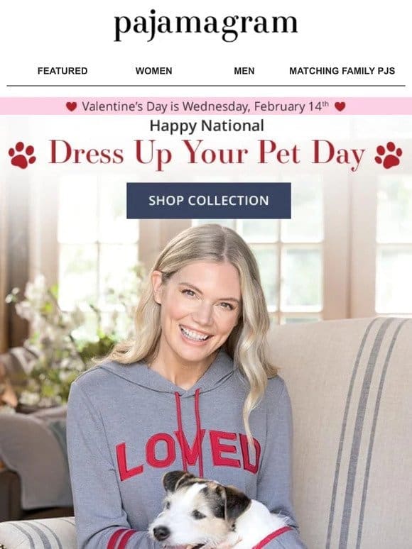 Quick! Now’s Your Chance: dress up your pet