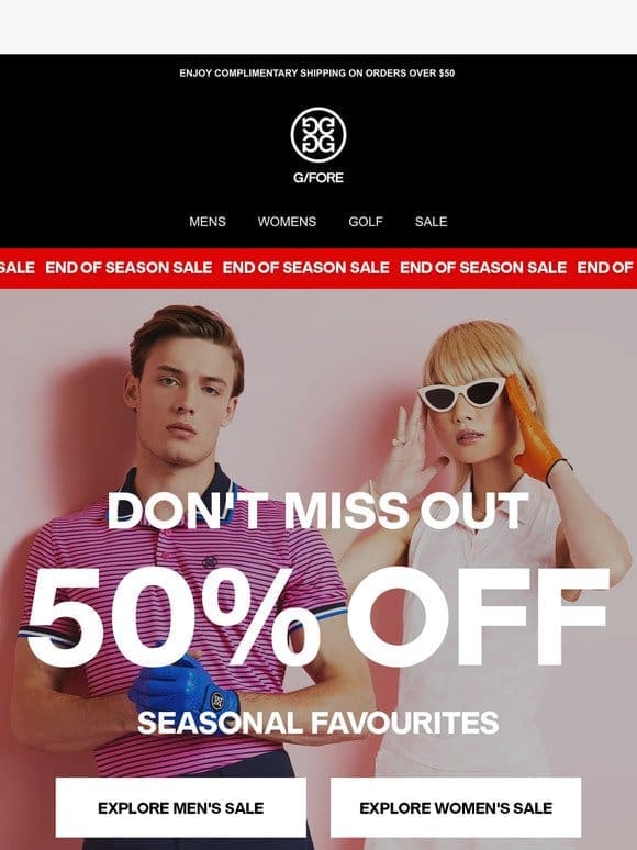 REMINDER: 50% Off Is Going Strong!