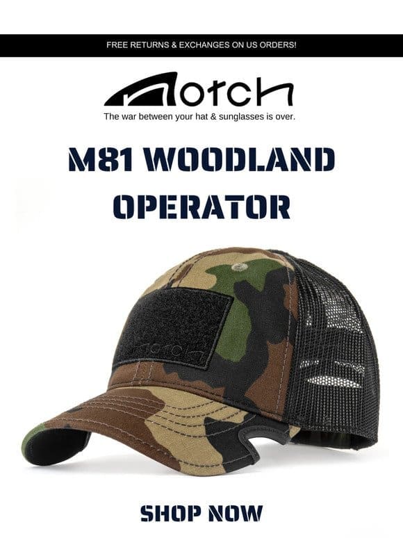RESTOCK ALERT! M81 Woodland Operator