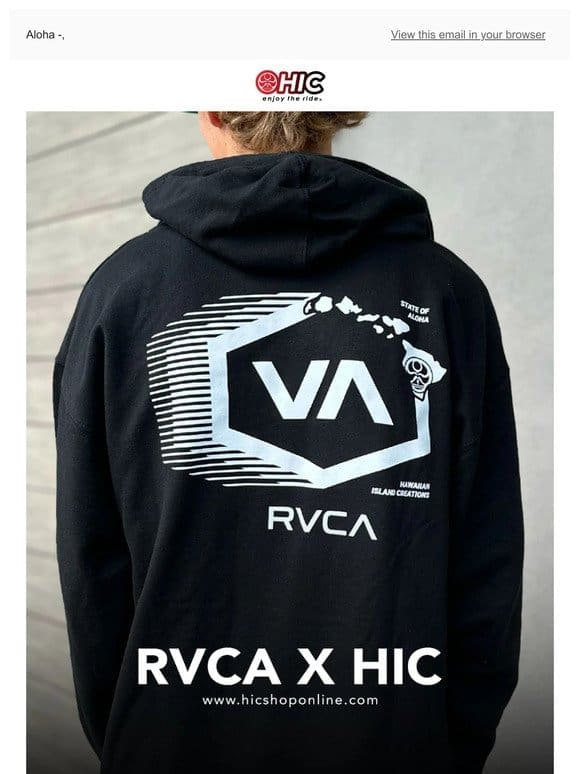 RVCA x HIC Collab!