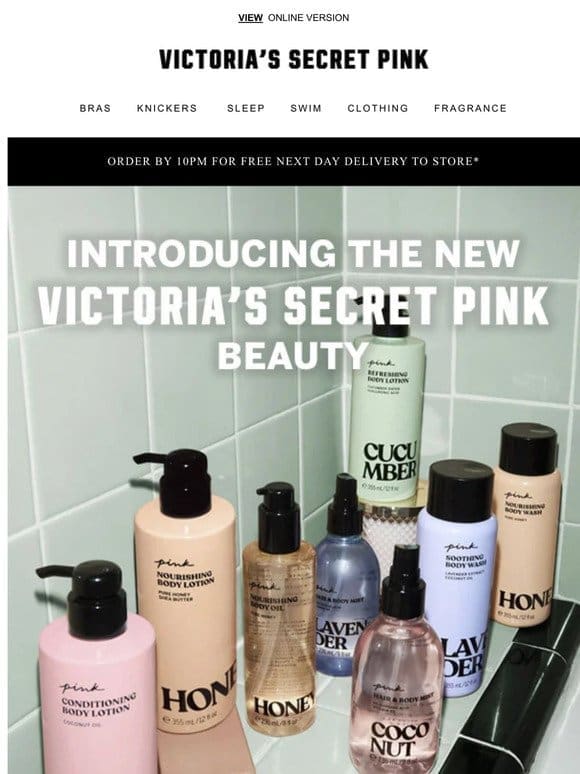 Re-introducing VS PINK Beauty