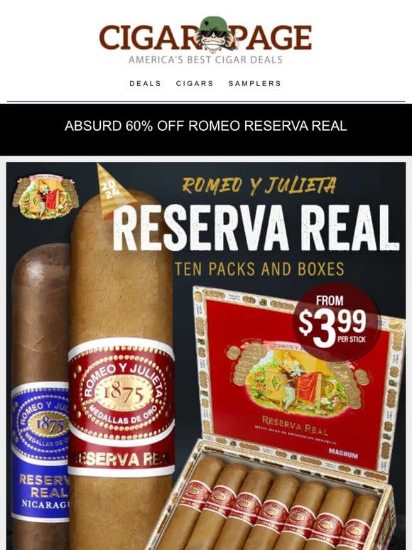 Real nice: Romeo Reserva Real from $3.99