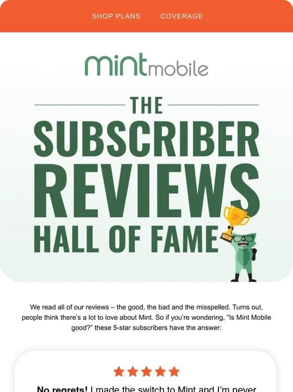 Real subscribers get real about Mint