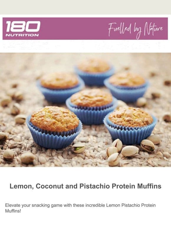 Recipe of the Week: Coconut and Pistachio Protein Muffins