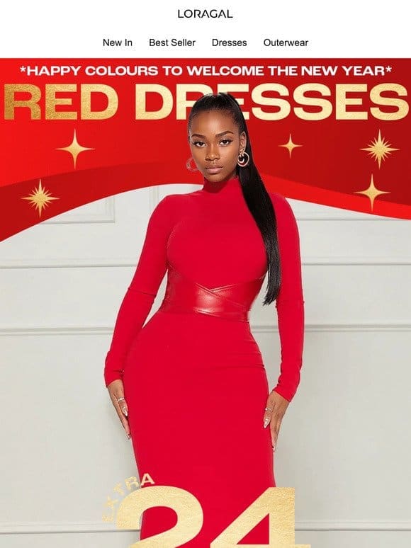 Red Dresses:Welcome the New Year in Colour