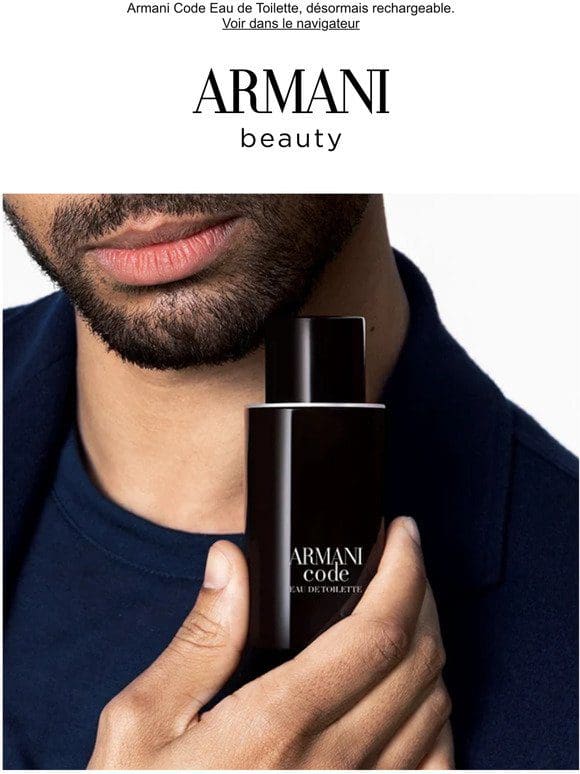 Redécouvrez le parfum intemporel Armani Code