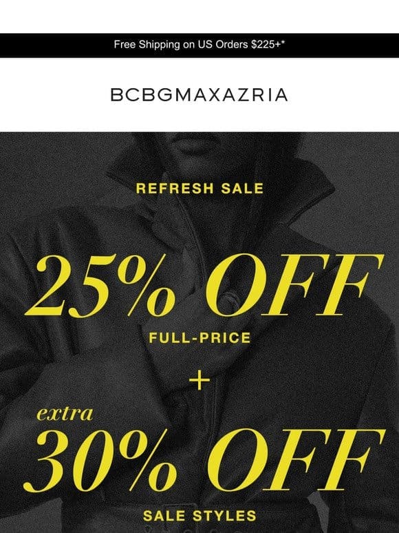 Refresh Sale: 25-30% Off!