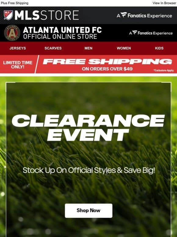 Refresh Your Wardrobe During The Clearance Event