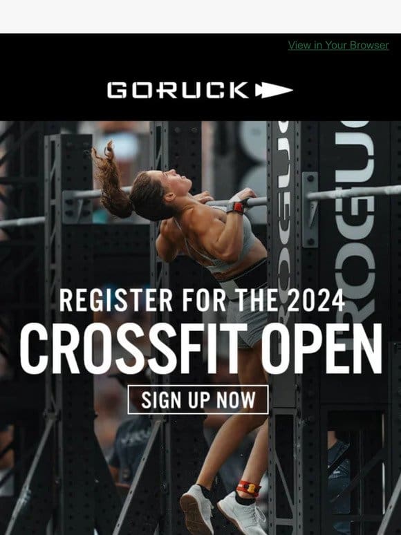 Registration For the CrossFit Open Is Now Live