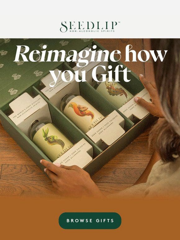 Reimagine how you gift this season